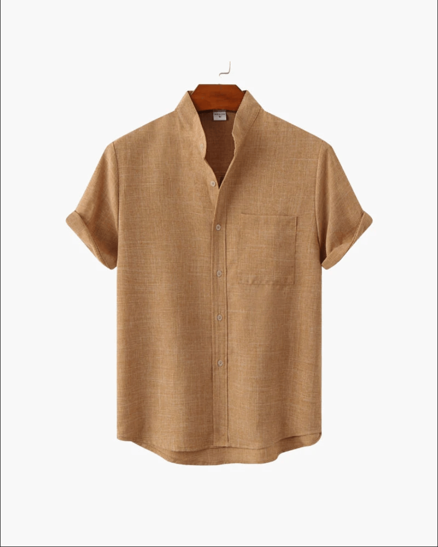 Das Mandarin-Kragenpolo Mark