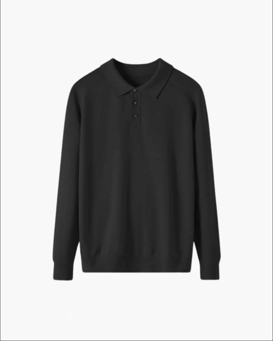 Polo aus 100 % Premium-Wolle