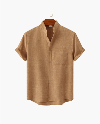 Das Mandarin-Kragenpolo Mark