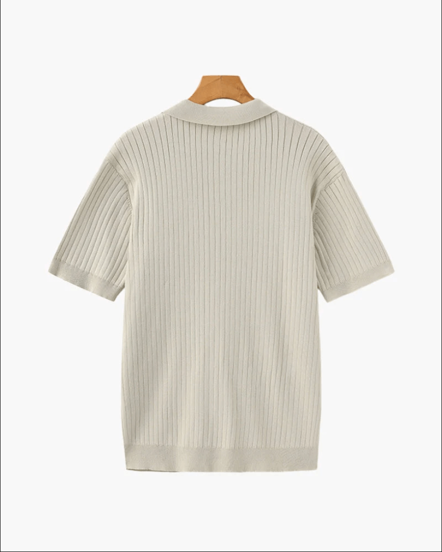 Premium Rippstrickpolo