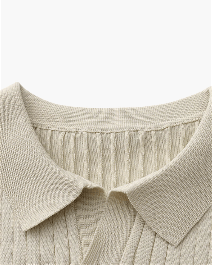 Premium Rippstrickpolo