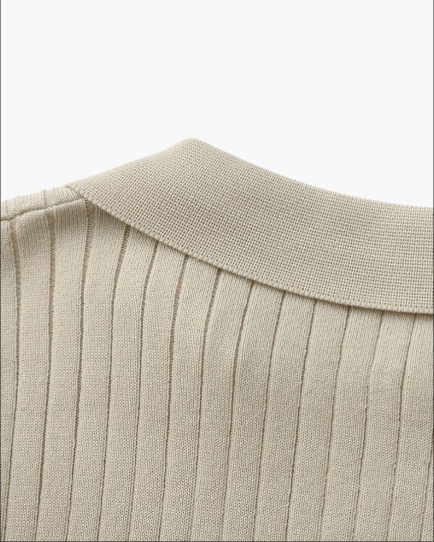 Premium Rippstrickpolo
