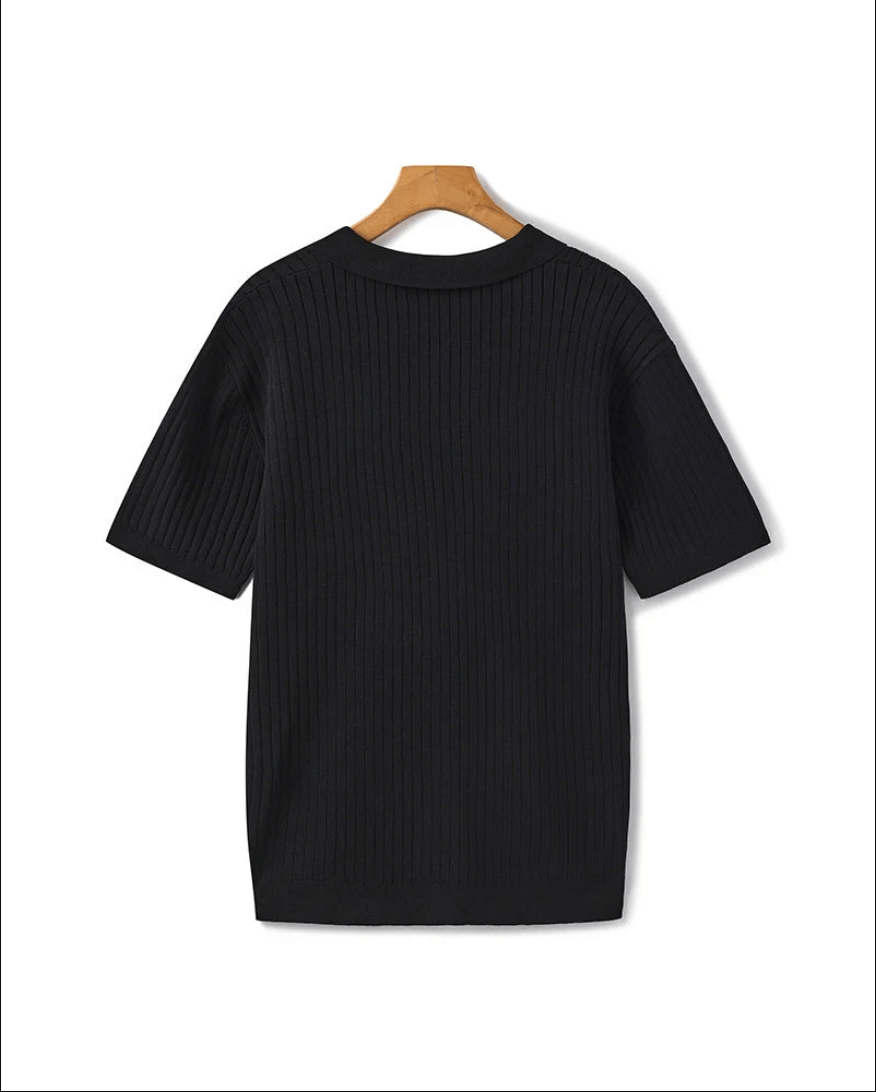 Premium Rippstrickpolo