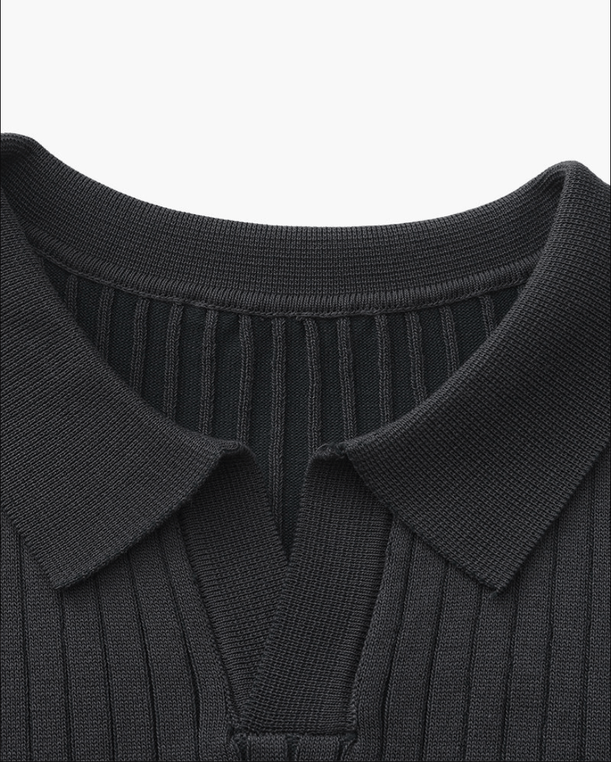 Premium Rippstrickpolo