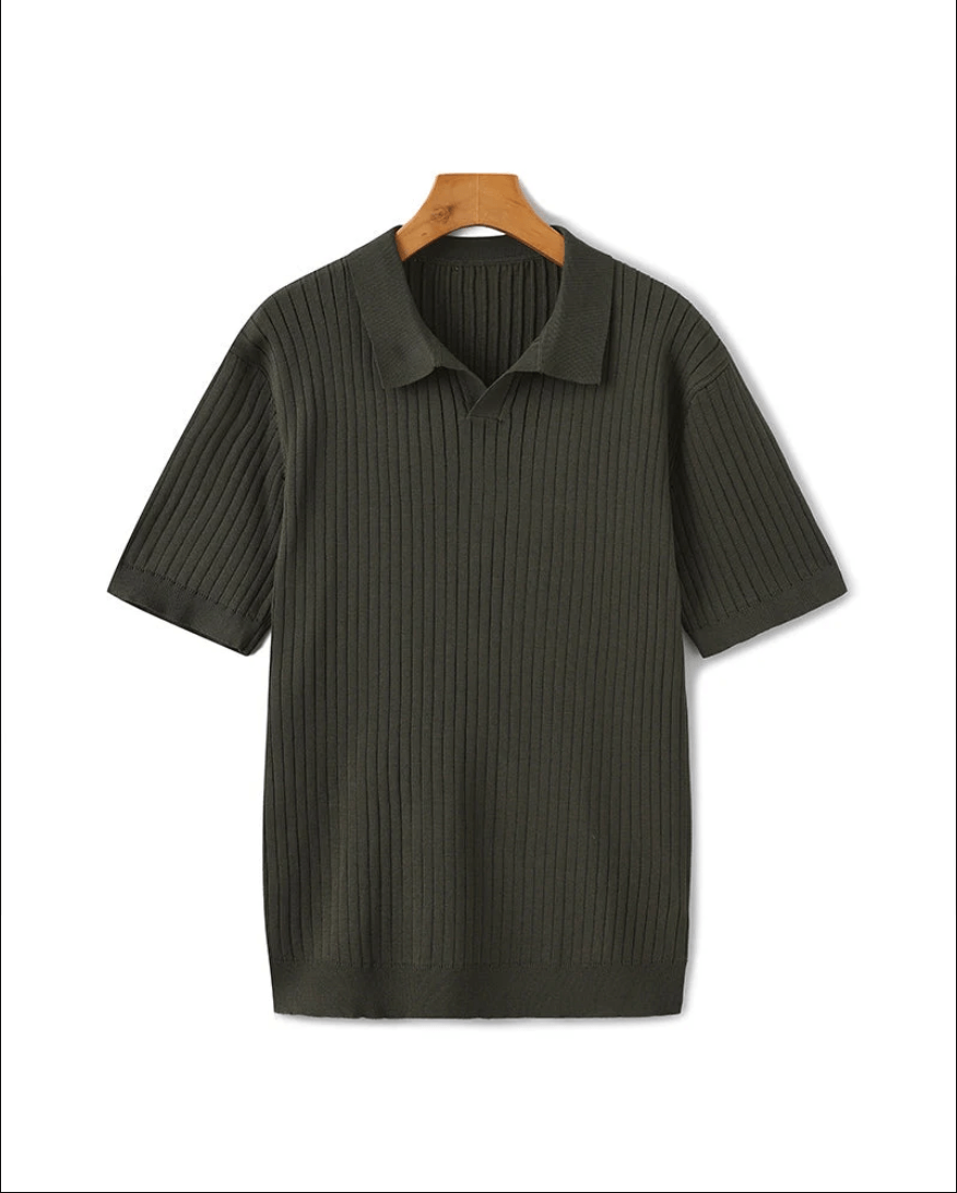Premium Rippstrickpolo