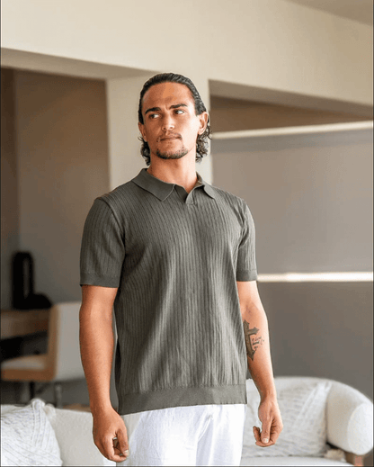 Premium Rippstrickpolo