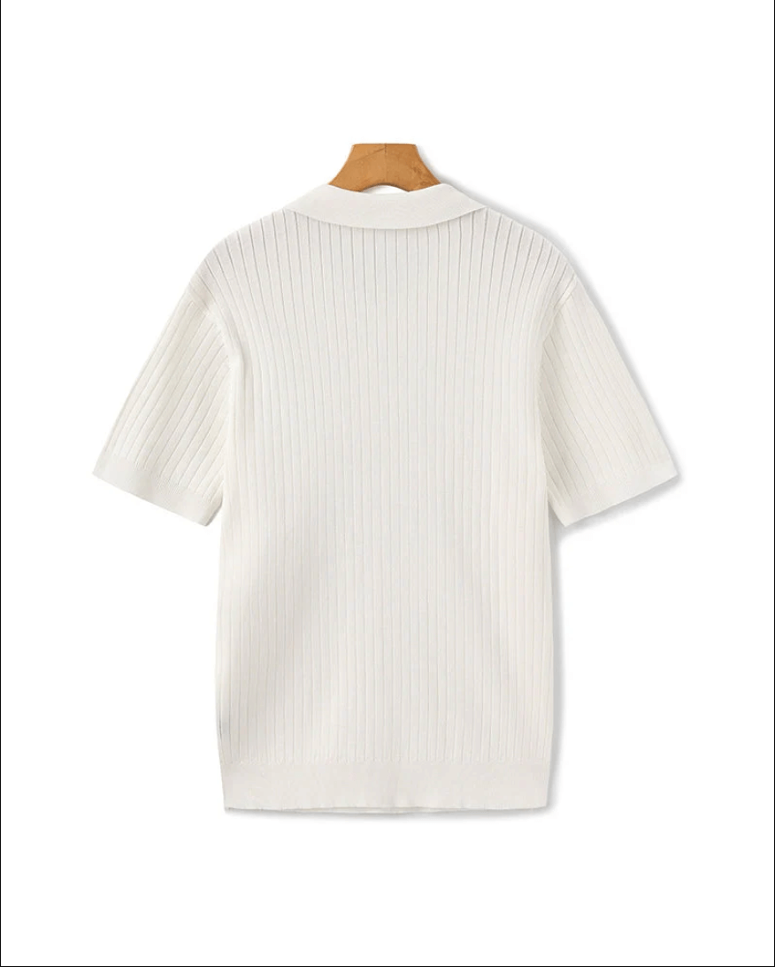 Premium Rippstrickpolo