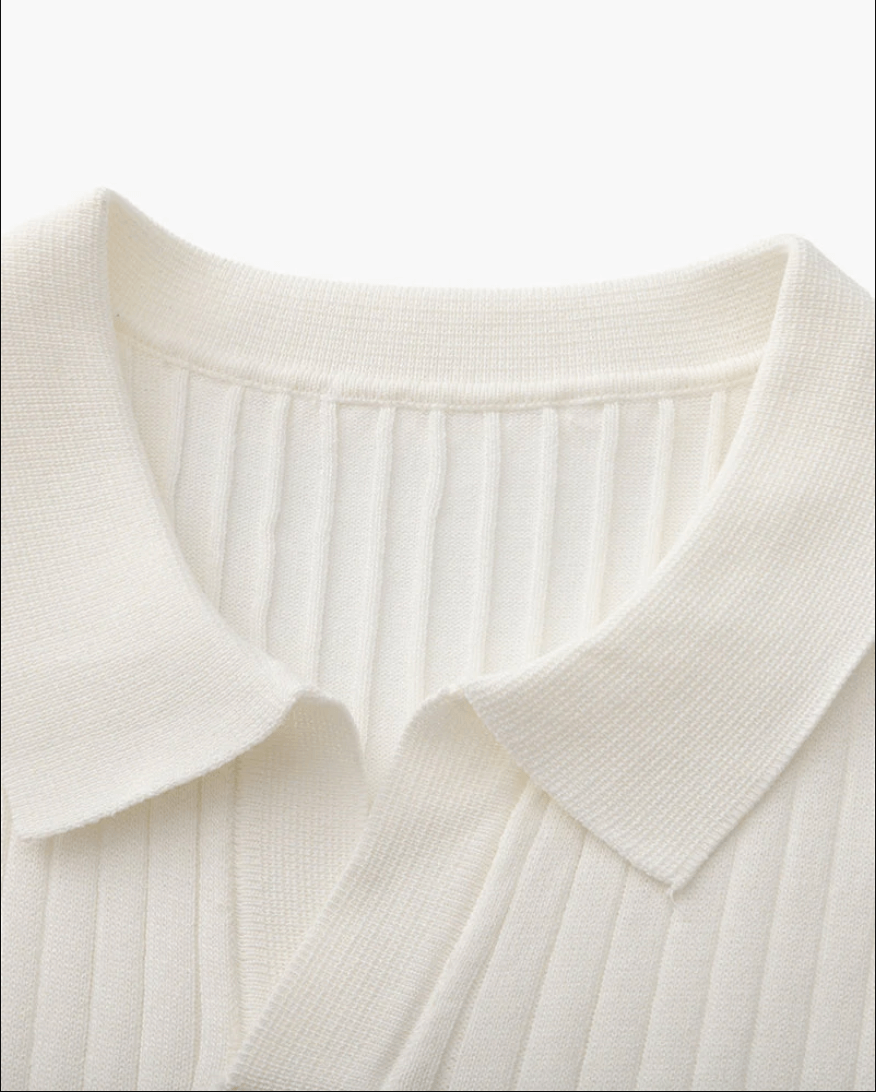 Premium Rippstrickpolo