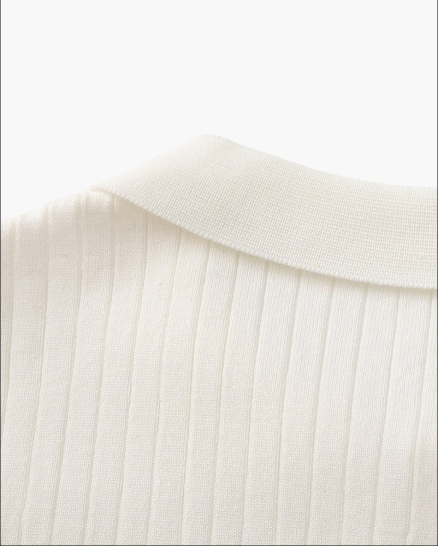 Premium Rippstrickpolo