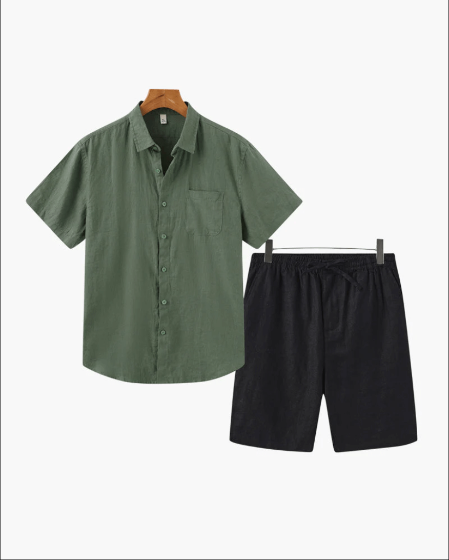Leinen-Set (mit Shorts)