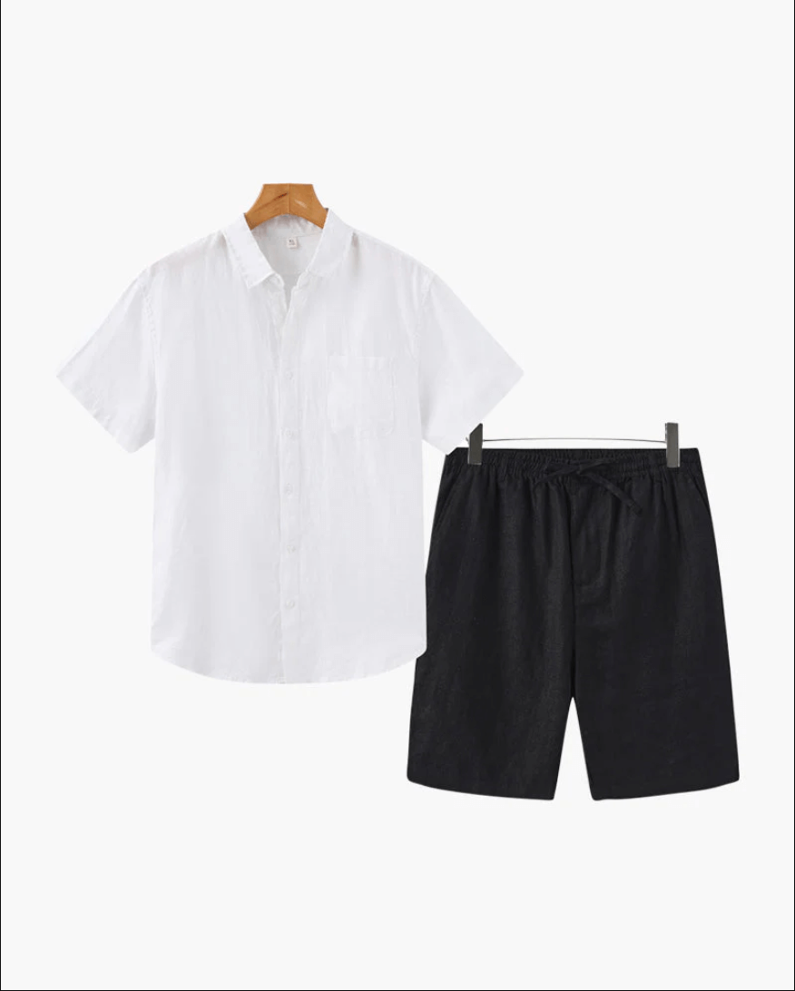 Leinen-Set (mit Shorts)