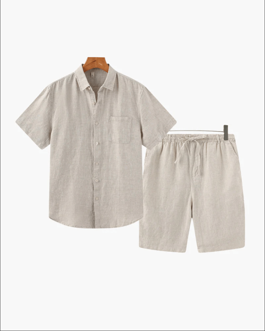 Leinen-Set (mit Shorts)