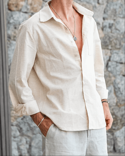 Cape Town – Hemd aus 100 % Leinen