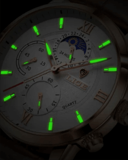 Klassische Uhr Lugano (Wasserfest)