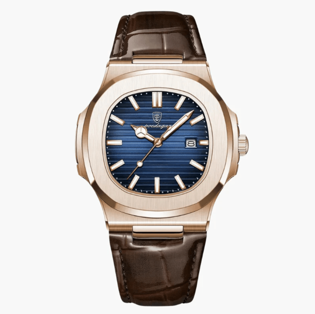 Moderner Mann LEDERUHR