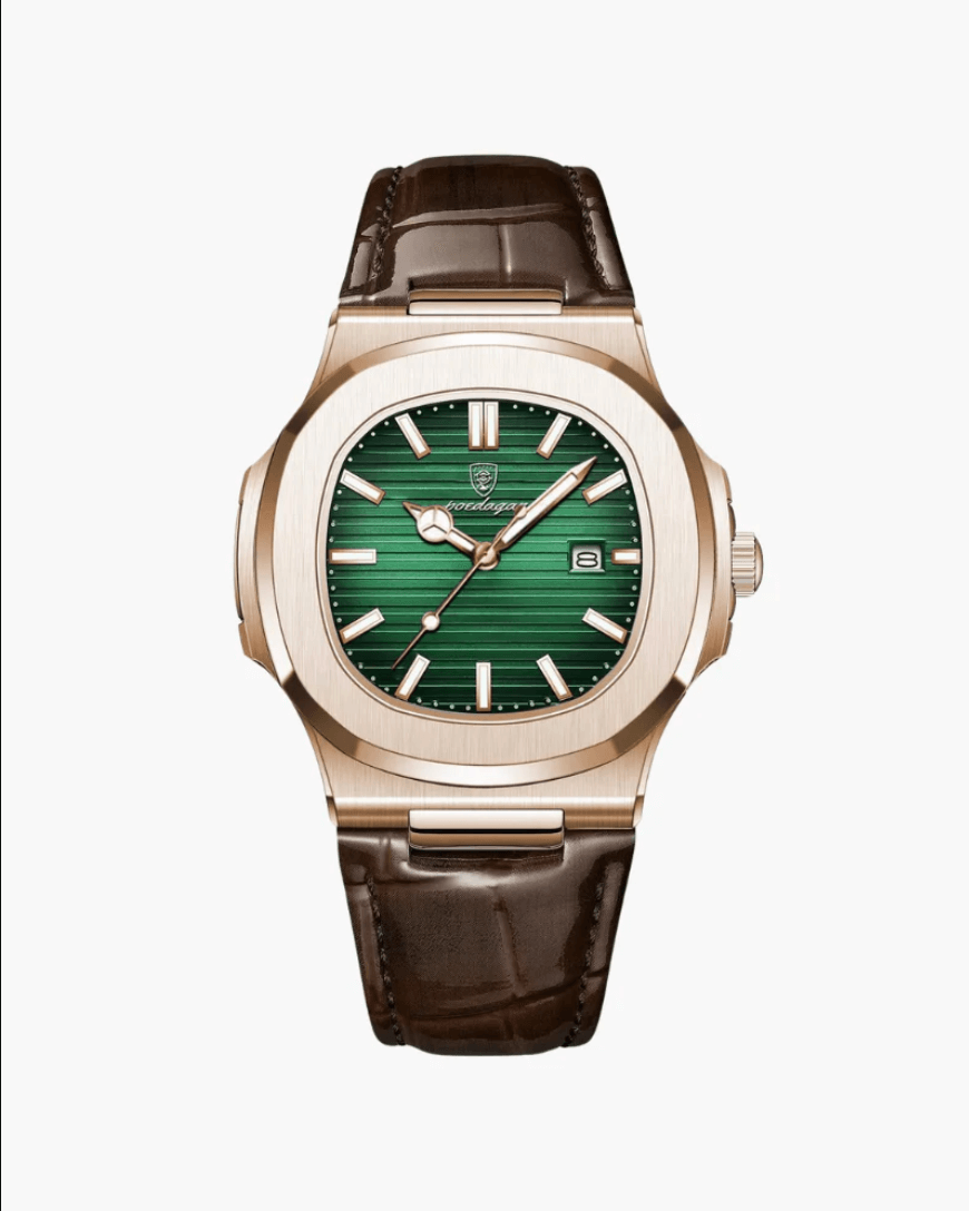 Moderner Mann LEDERUHR