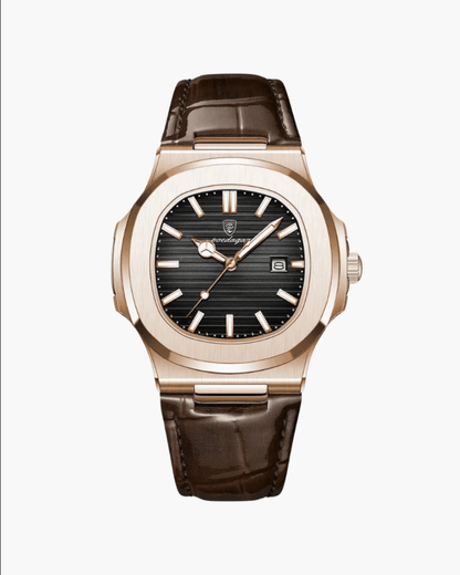 Moderner Mann LEDERUHR