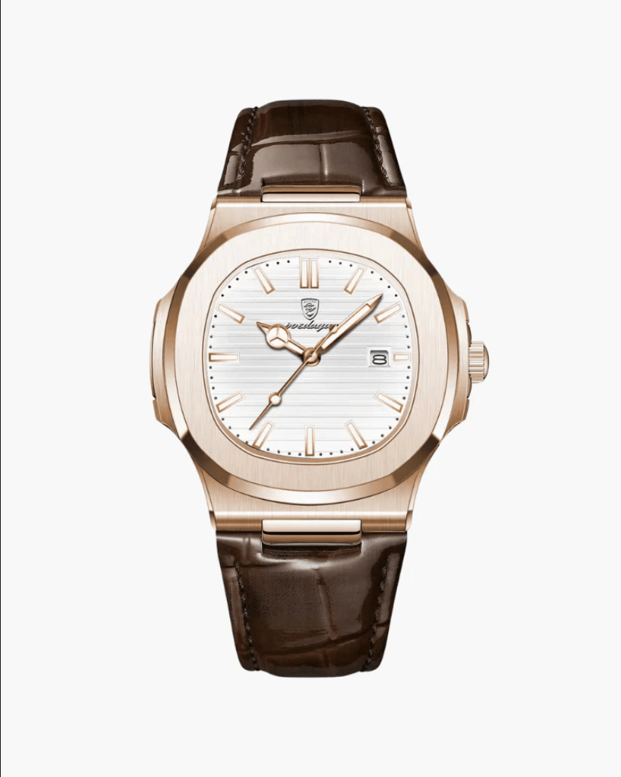 Moderner Mann LEDERUHR