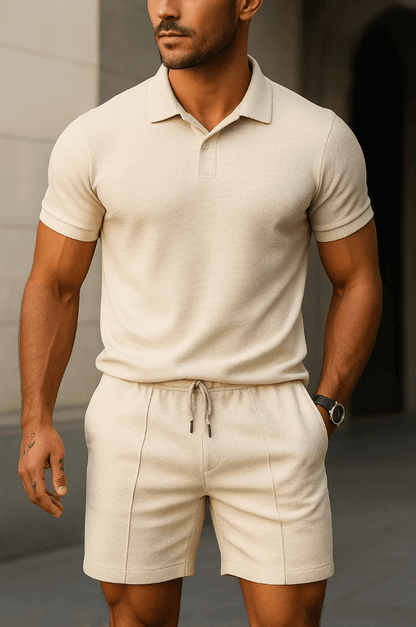 PremiumLässig Set – Poloshirt & Shorts im 2er-Pack
